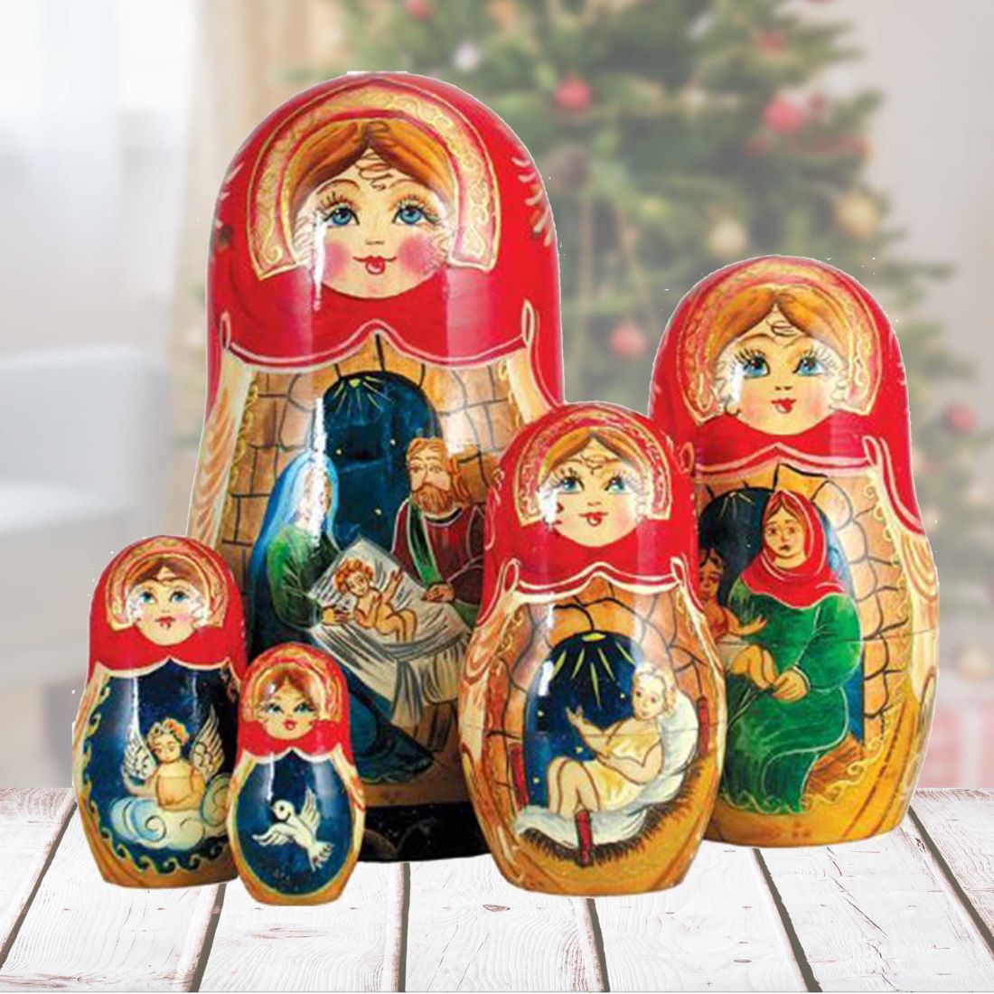 The Nativity ナティビティ Kokeshi Doll