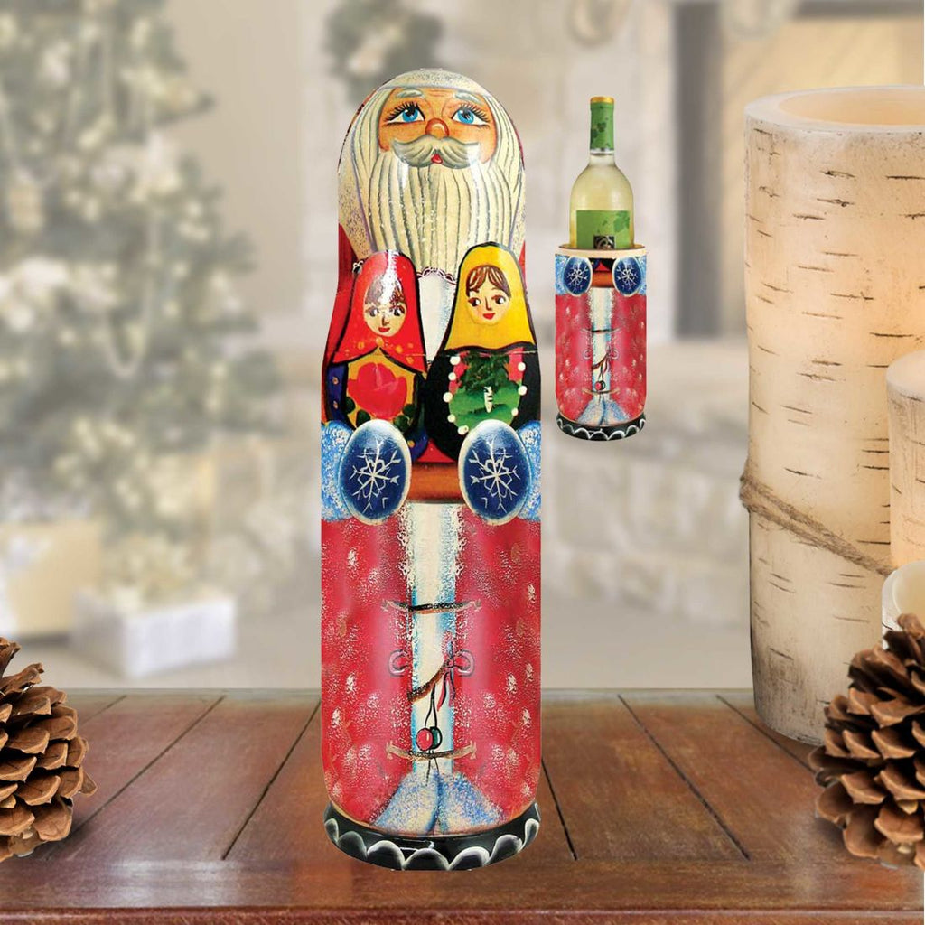 G.DeBrekht Dolphins Wine Bottle Gift Box - Multi Color