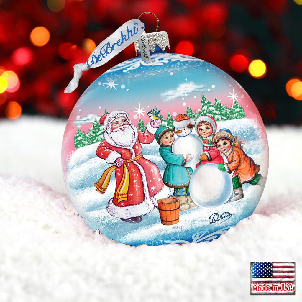 Celebrate It Tiny Treasures Mini Glass NutCracker And Ball Ornaments Set Of  9 