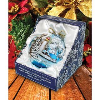 Winter Lighthouse Glass Ornament Limited Edition by G.DeBrekht - Christmas Décor - 73811