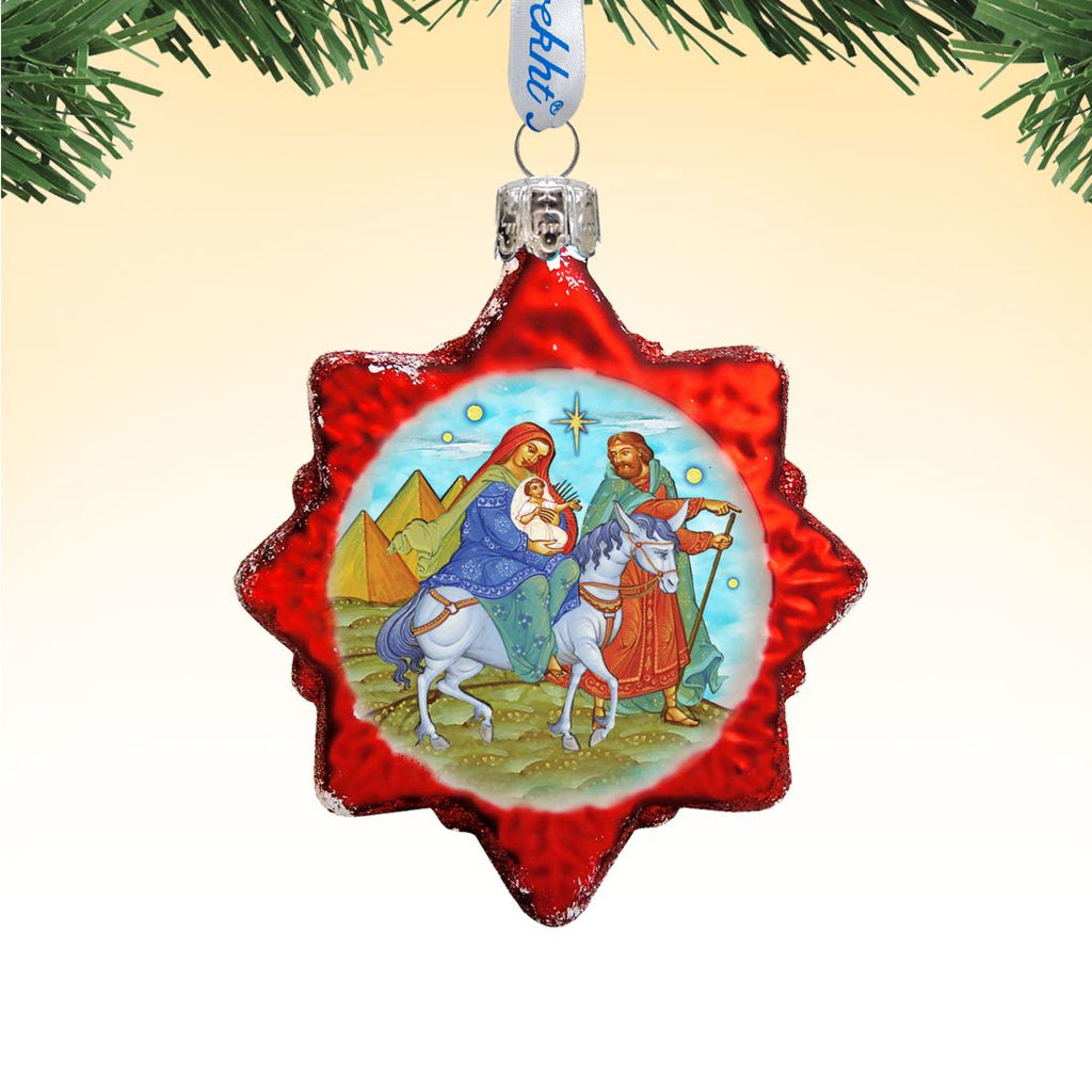 Nativity Mercury Glass Ornament by G. DeBrekht - Nativity Holiday Décor - 772021
