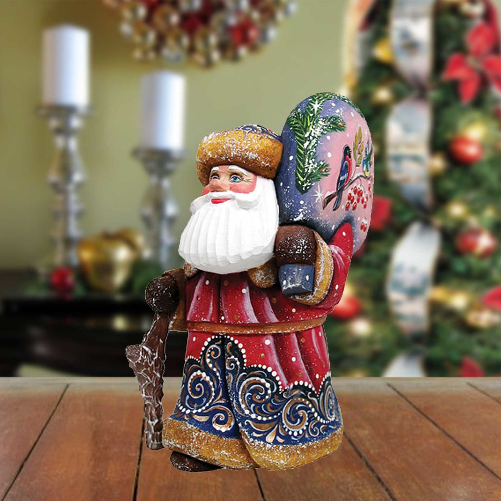 Unique Custom-made Wood and Acrylic Gnome Family Shaker Christmas Ornament  - Handmade Holiday Gift