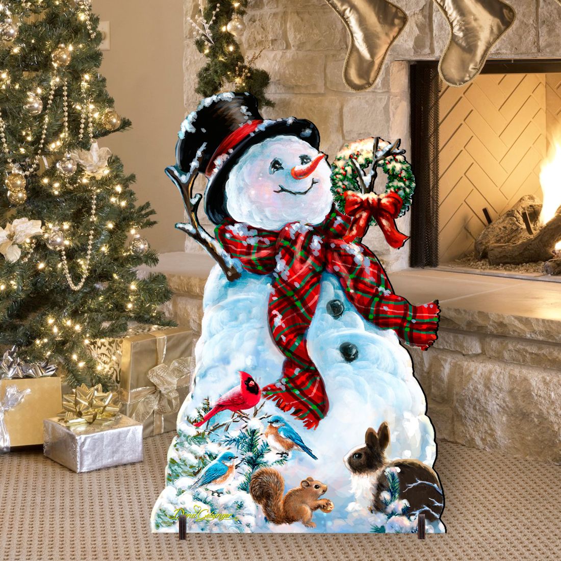 LED Christmas Snowman Decoration