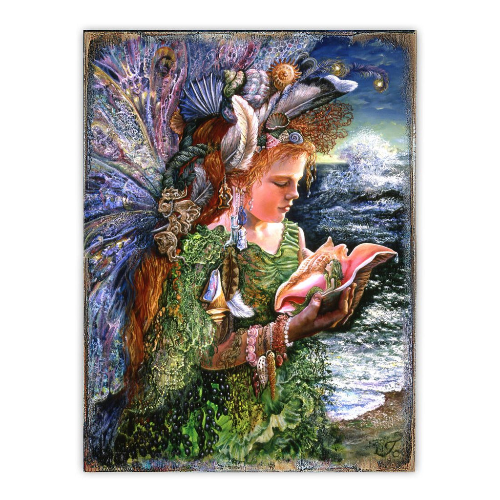 G Debrekht Beachcomber Fairy Fantasy Wall Art by Josephine Wall | Designocracy Large - 24x18