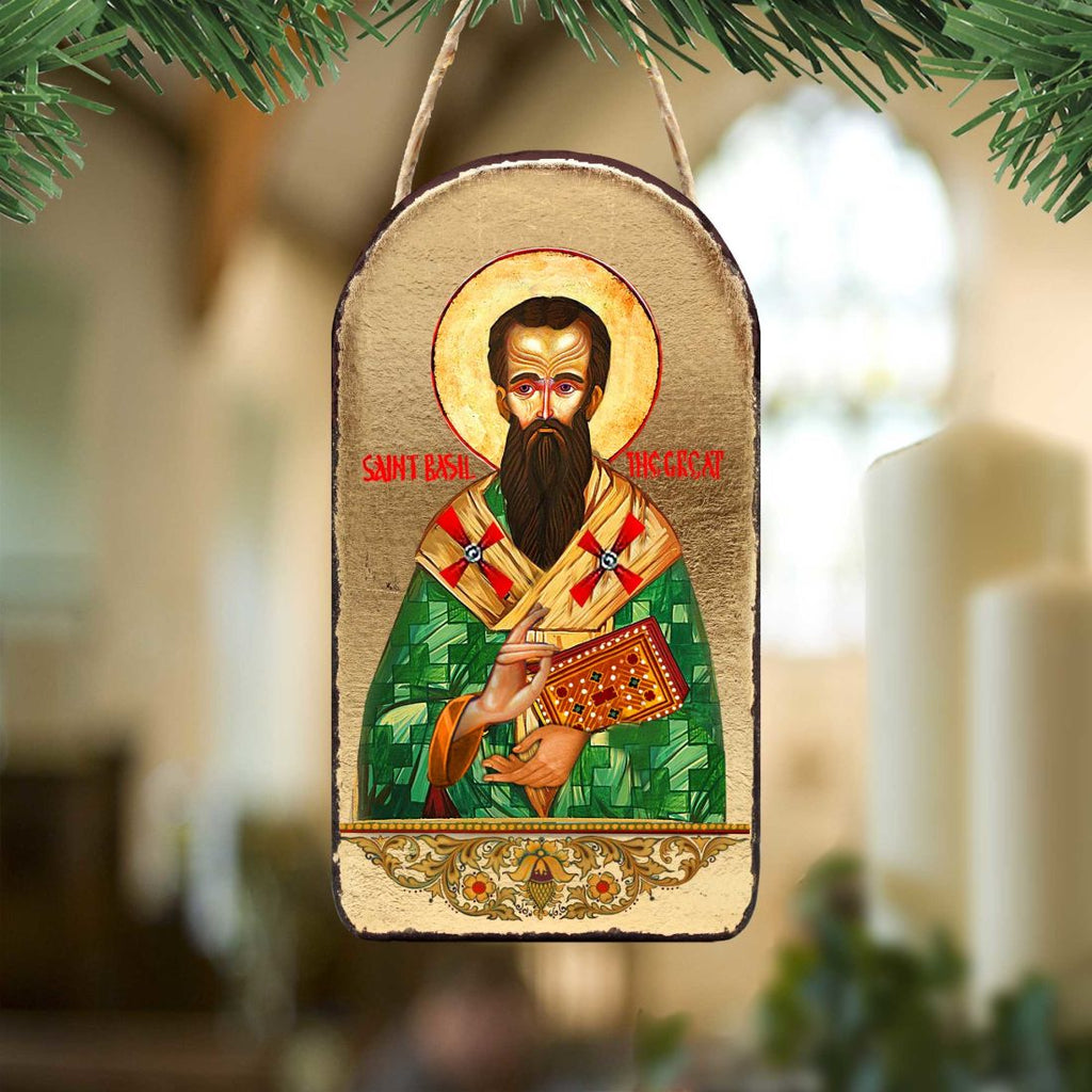 Saint Basil Religious Christian Sacred Icon Ornament Inspirational