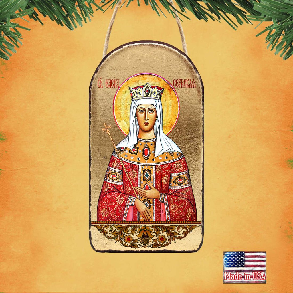Saint Elena Religious Orthodox Sacred Icon Ornament - Inspirational Icon Décor - 87061