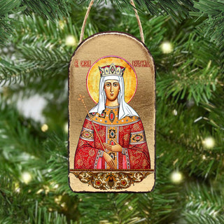 Saint Elena Religious Orthodox Sacred Icon Ornament - Inspirational Icon Décor - 87061