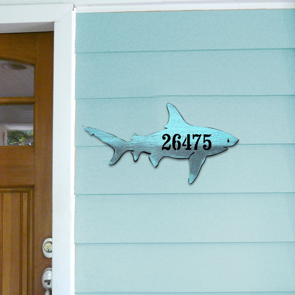 Shark Coastal Door Decor by G. DeBrekht