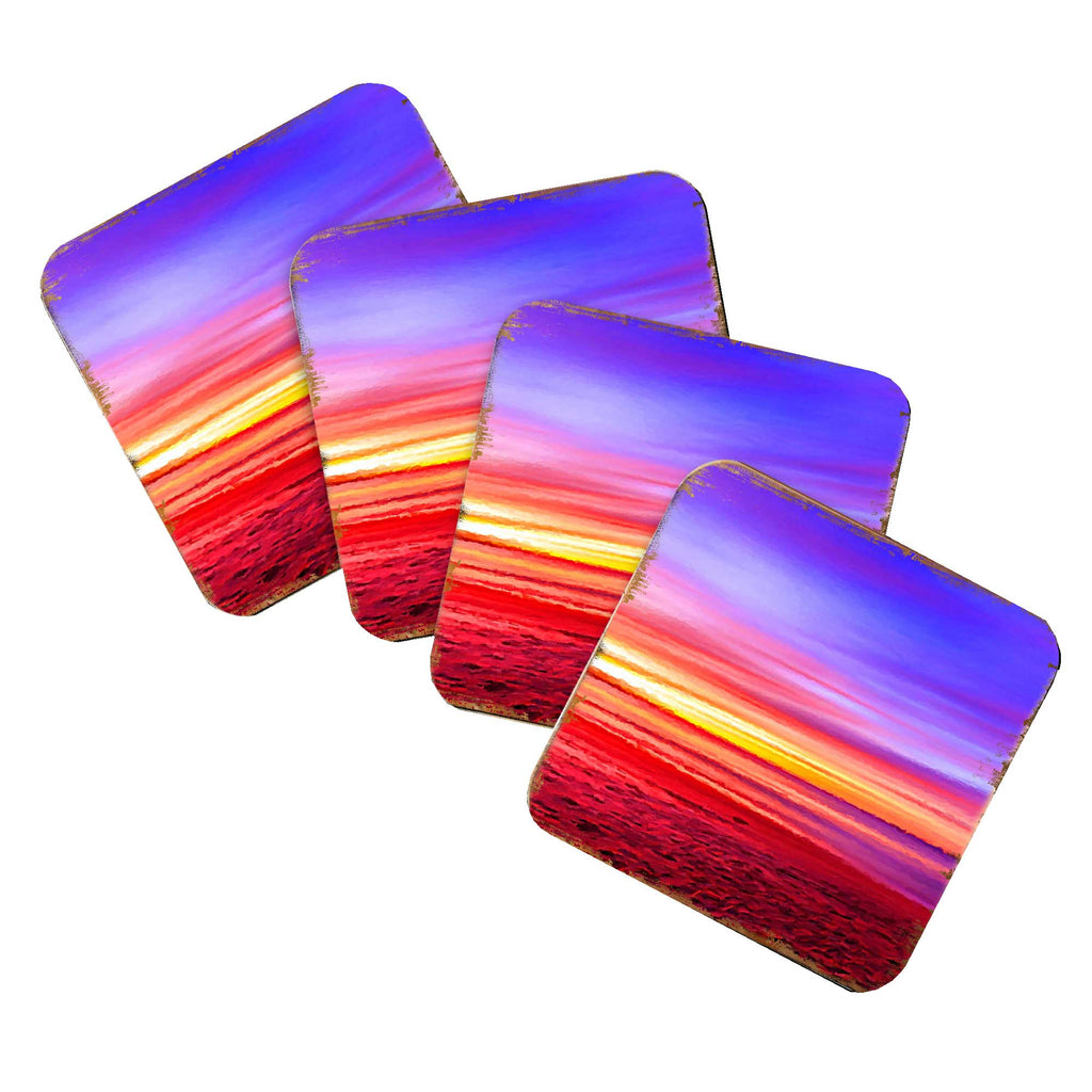 Acrylic coasters set 4- many colors available