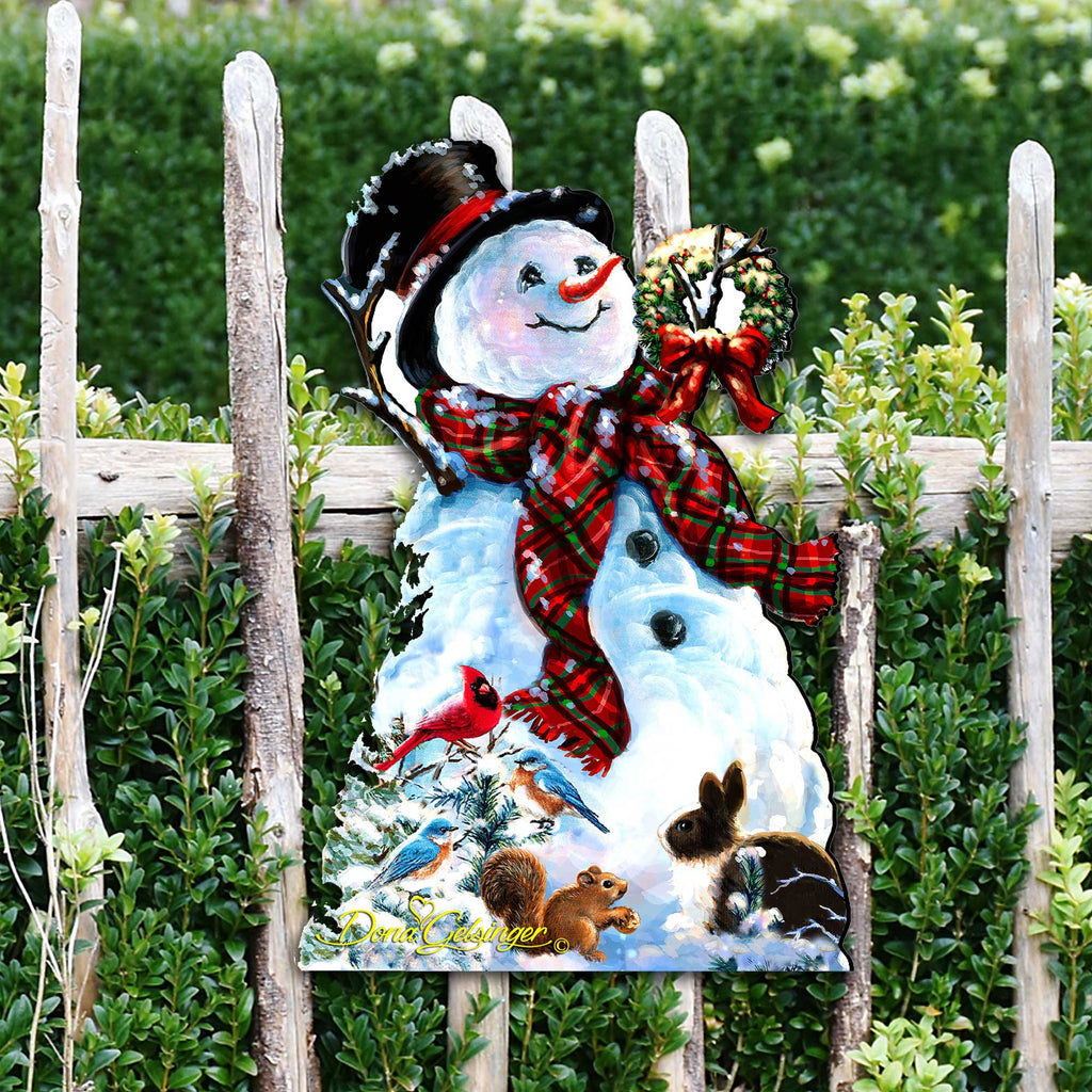 Designocracy 24 x 18 in. An Old Fashioned Christmas Door Decor