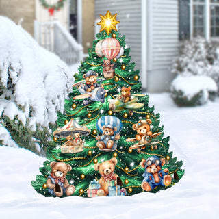 Teddy Bear Themed Christmas Tree