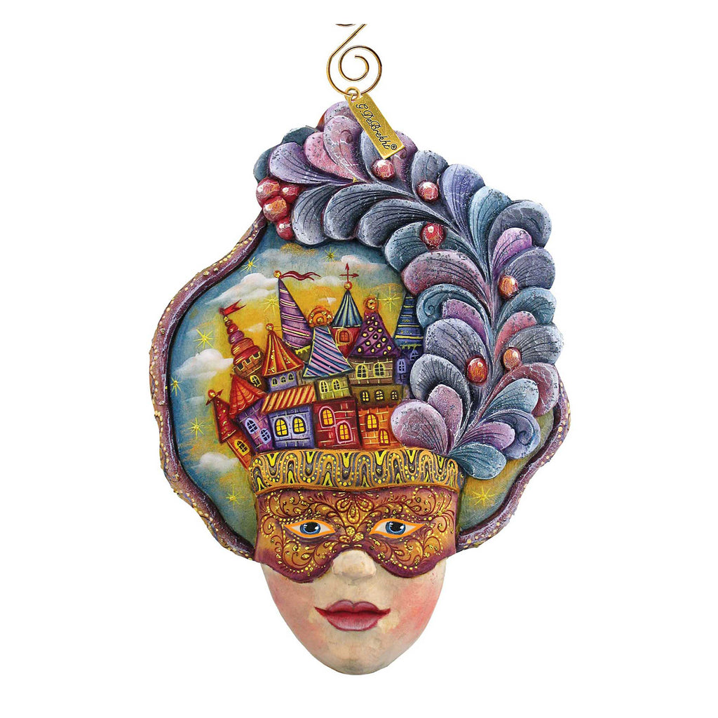 Mardi Gras Mask Ornaments
